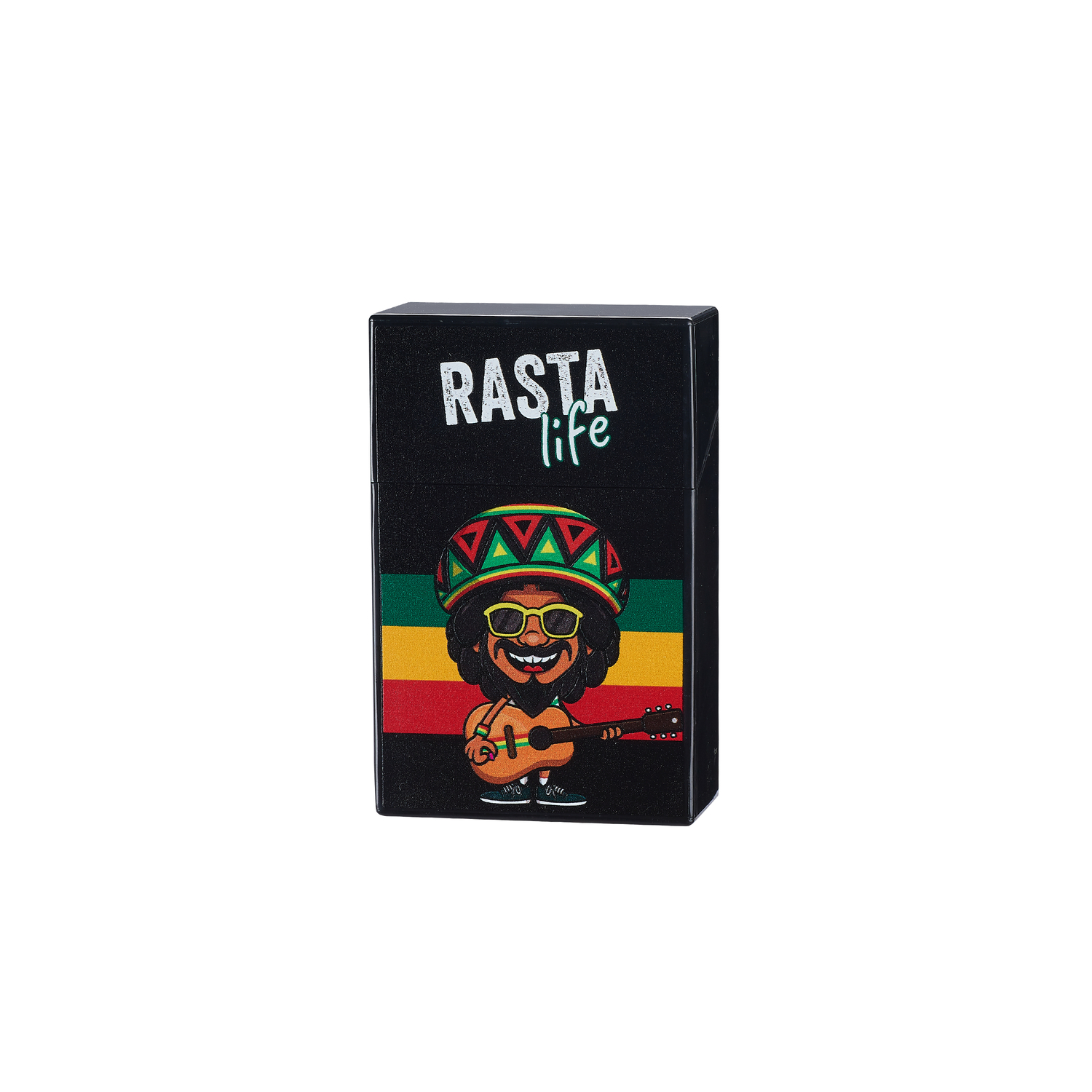 Champ Sigaretten Houder Rasta Life Gitaar