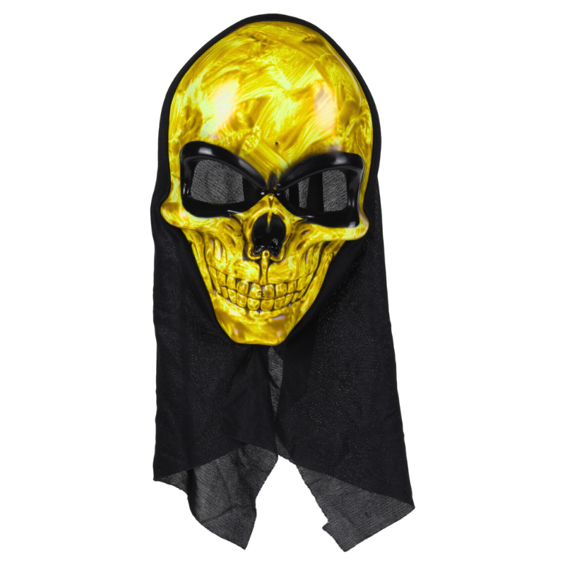 Halloween Masker Skelet Geel