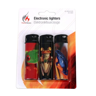 Flame Classics Electronic Lighters Kikkers