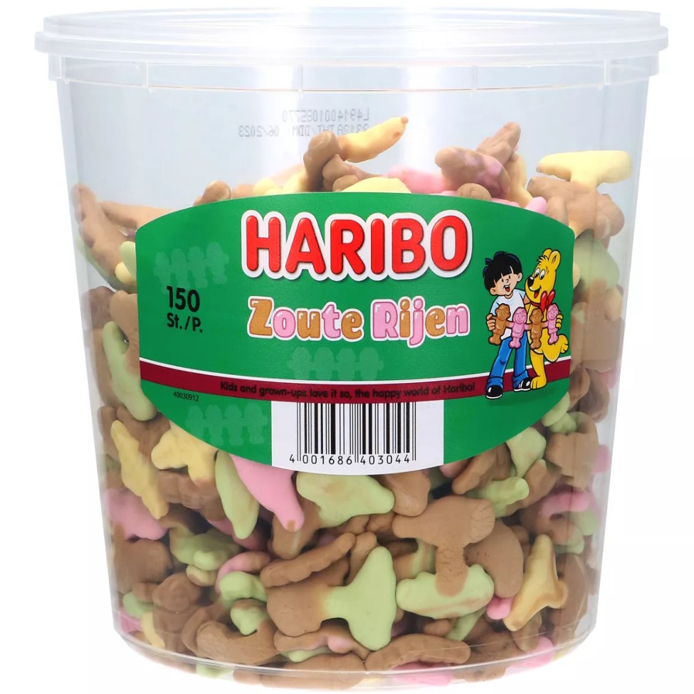 Haribo Zoute Rijen