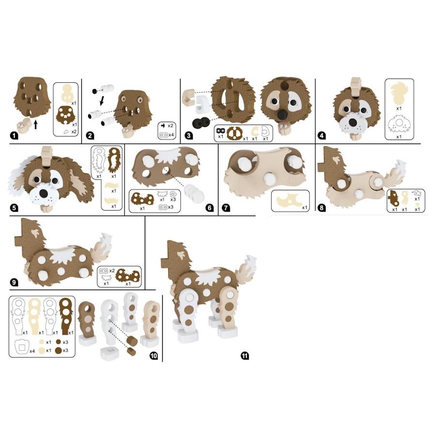 Eddy Toys 3D Puzzel Hond 1