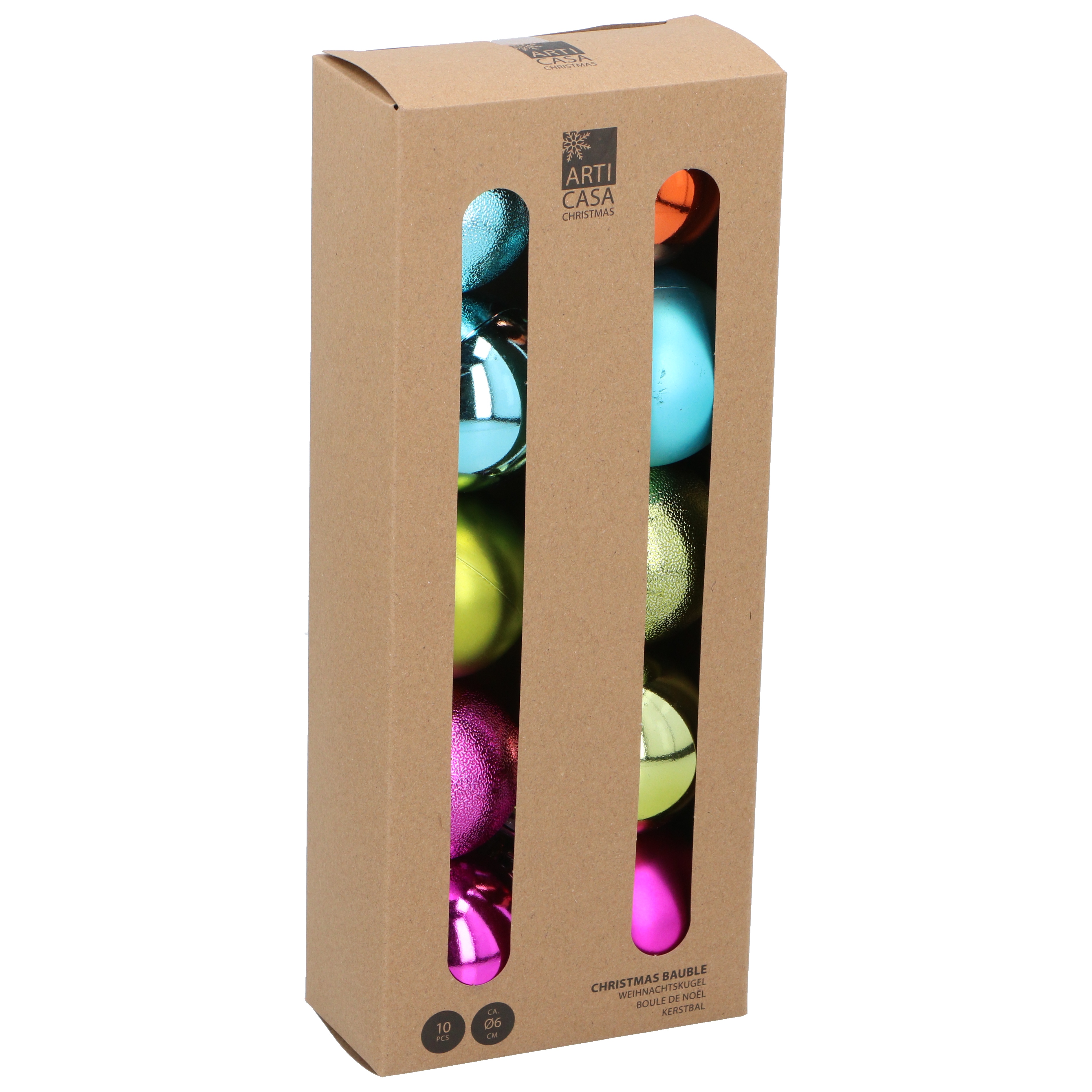 Arti Casa Kerstballenset 10 Stuks Mix