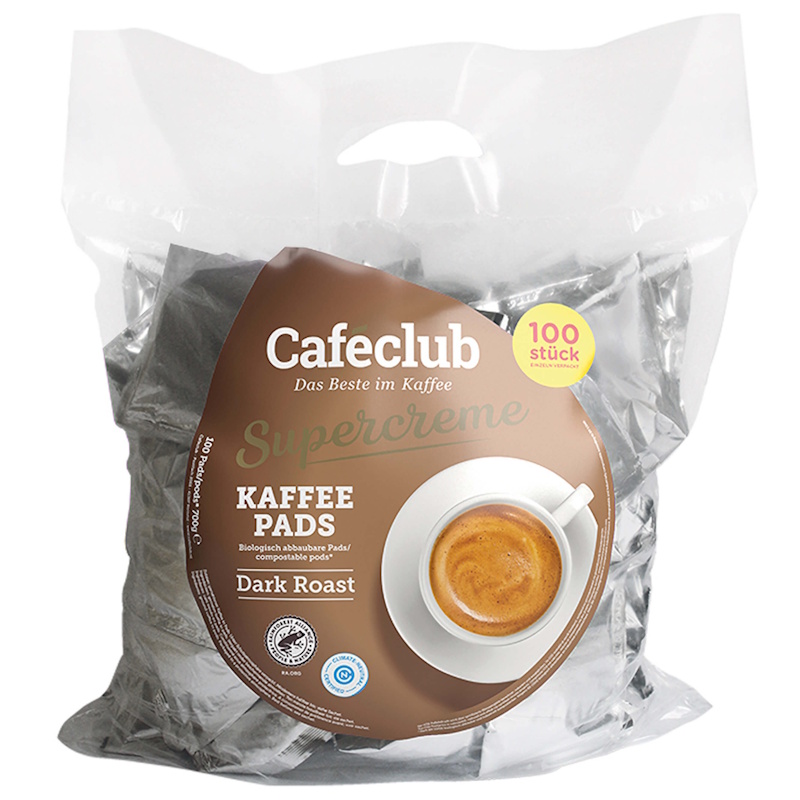 Caféclub Supercreme Darkroast 100Pads