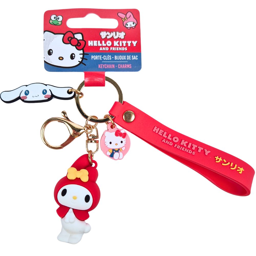 Helly Kitty Sleutelhanger Rode Band