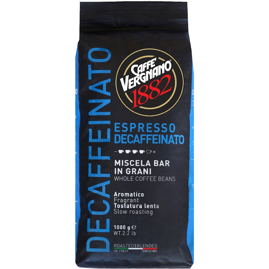Caffe Vergnano Decaffeinato Koffiebonen