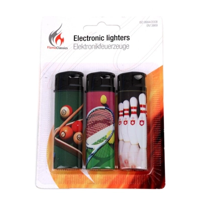 Flame Classics Electronic Lighters Sport
