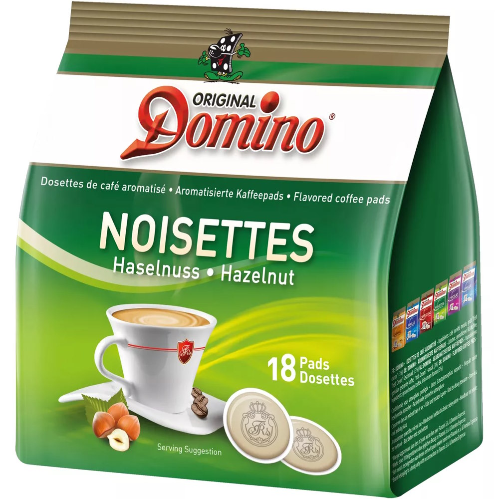 Domino Hazelnoot 18 Koffiepads