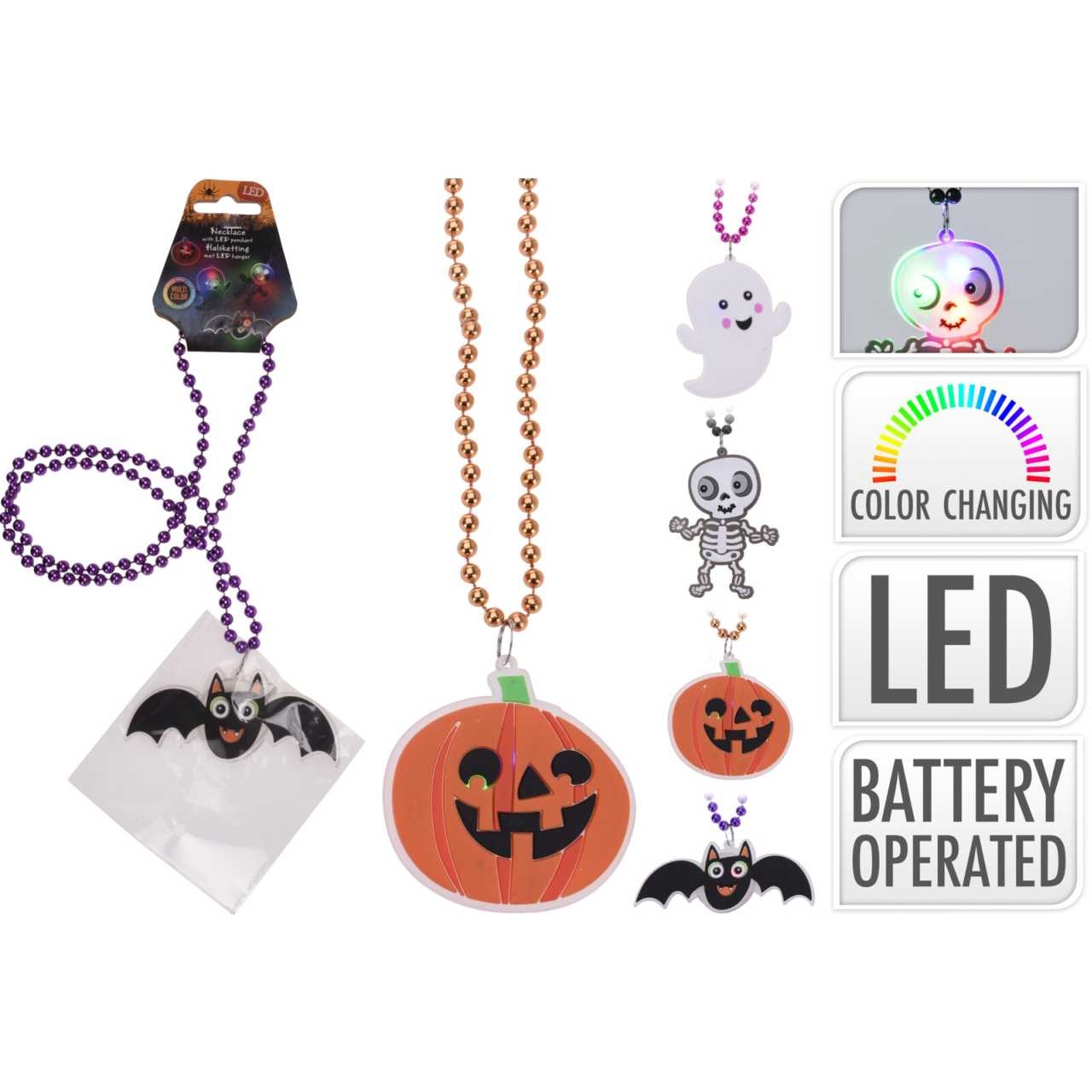 Halloween Ketting Led