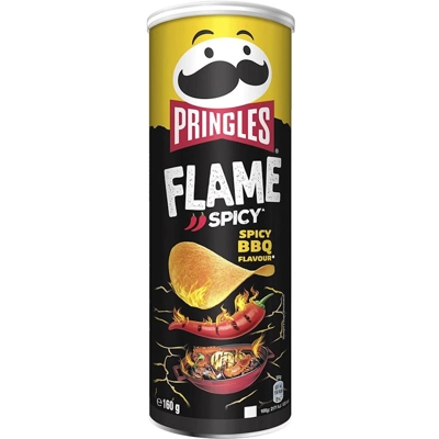 Pringles Flame Spicy Bbq Flavour