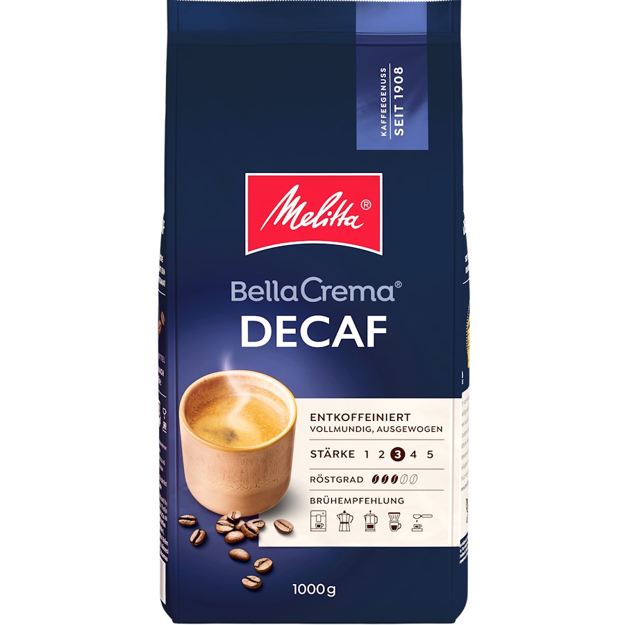 Melitta Bellacrema Decaf Koffiebonen