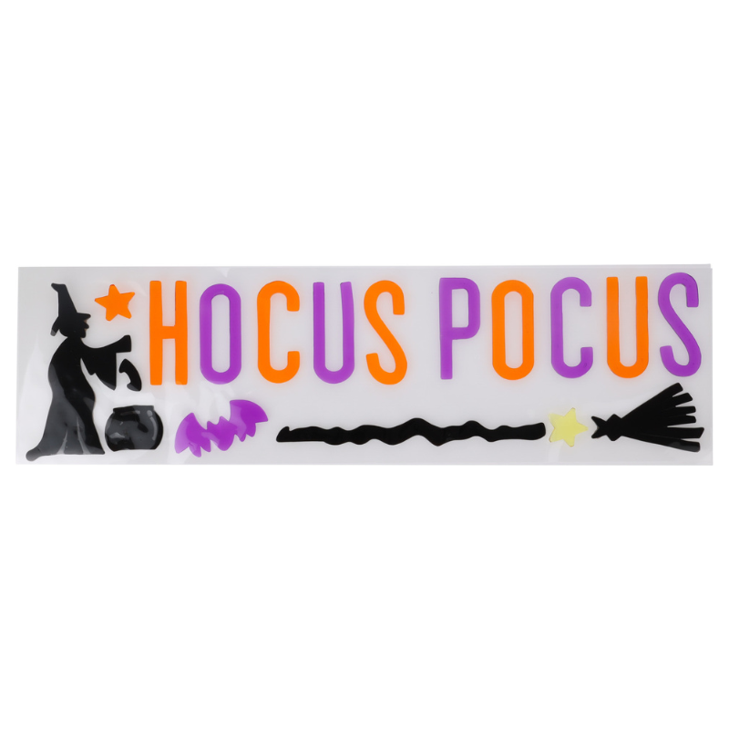 Halloween Raamsticker Hocus Pocus