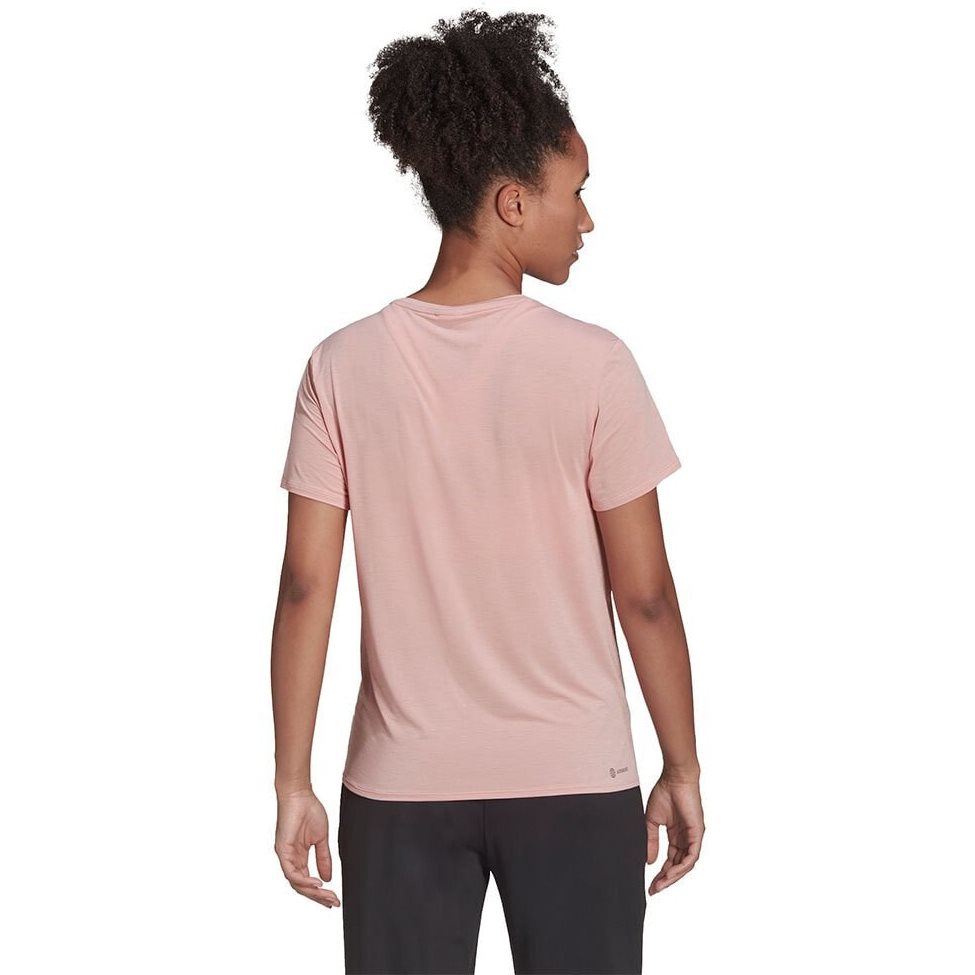 Adidas Icons 3 Stripes Tee Roze 1