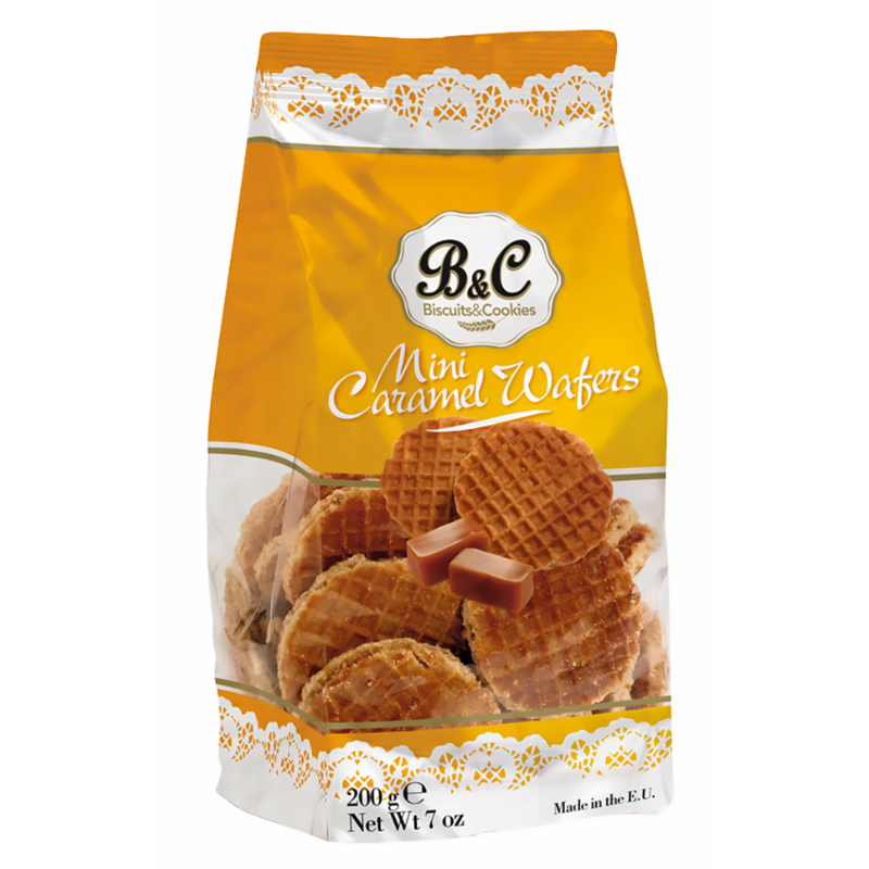 B&C Mini Caramel Wafels