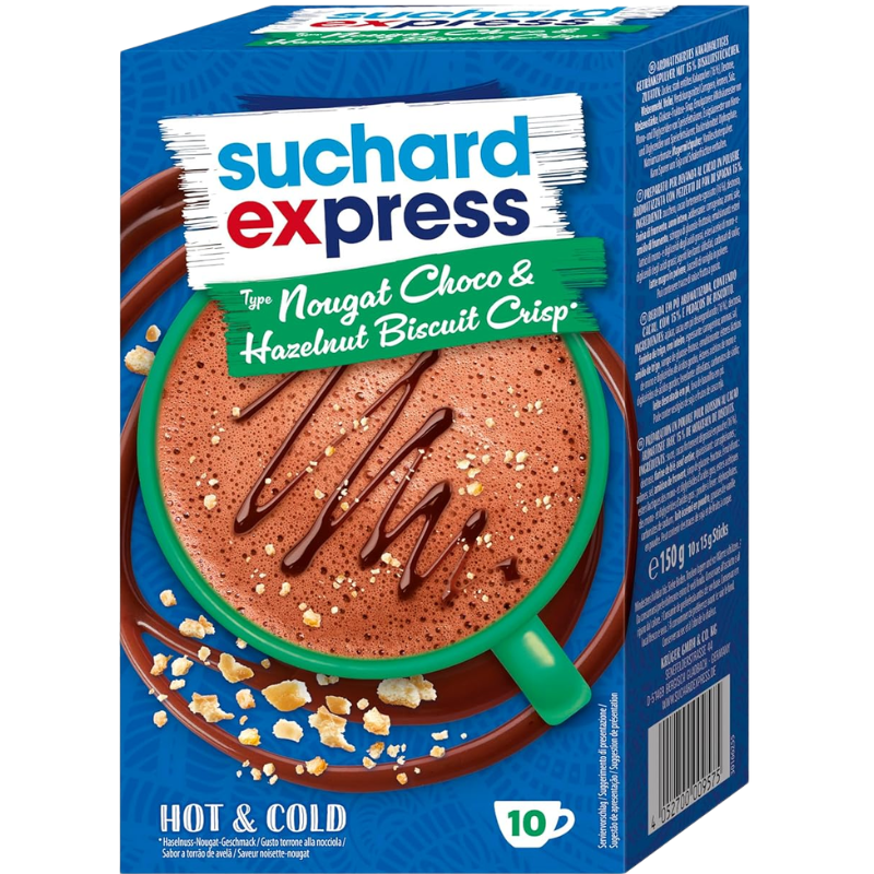 Suchard Express Nougat Choco & Hazelnut Biscuit Crisp