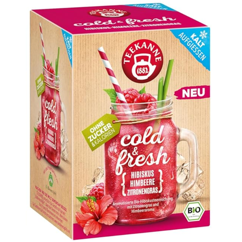 Teekanne Cold & Fresh Hibiskus, Framboos & Citroengras (2)