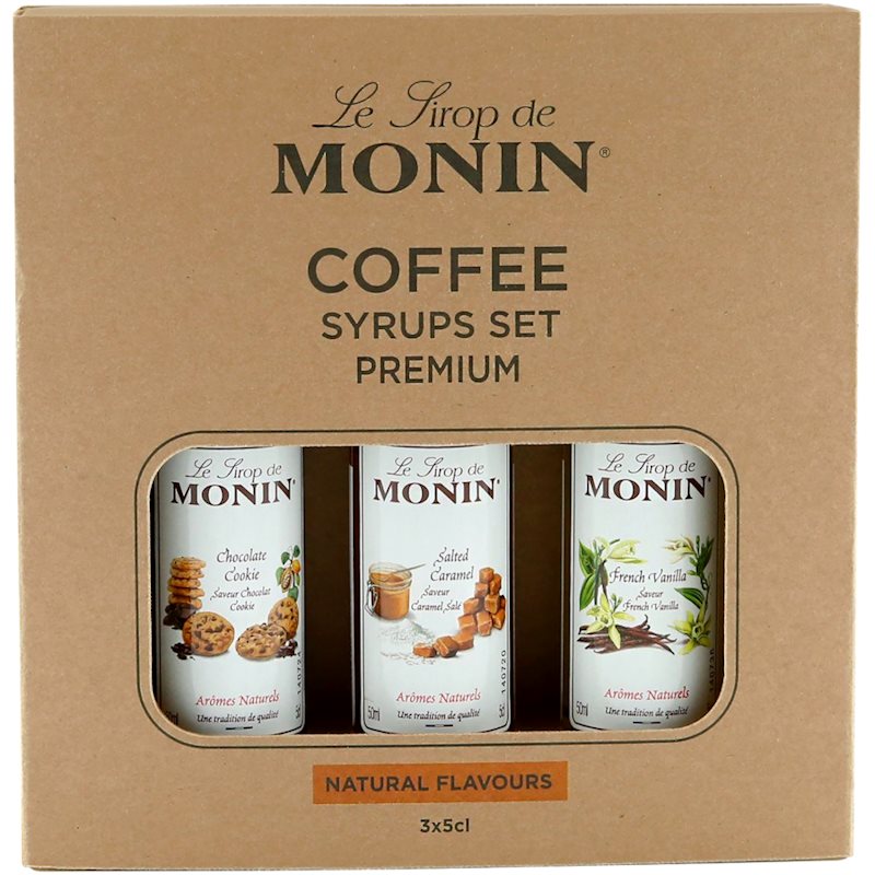 Monin Coffee Syrups Set Premium