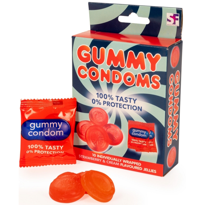 Gummy Condoms Strawberry & Cream
