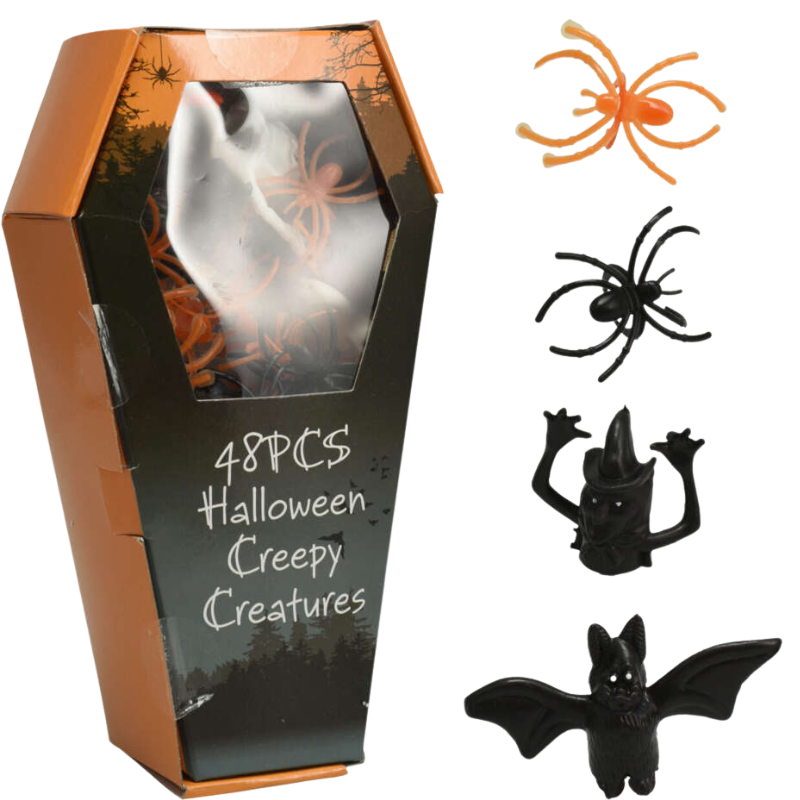 Halloween Creepy Creatures 48 Stuks