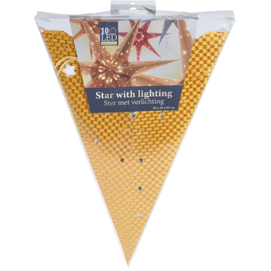 Sneeuwster Verlichting Goud 1