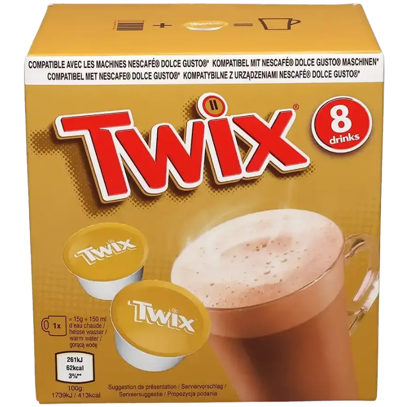 Twix Warme Chocolademelk 8 Kopjes