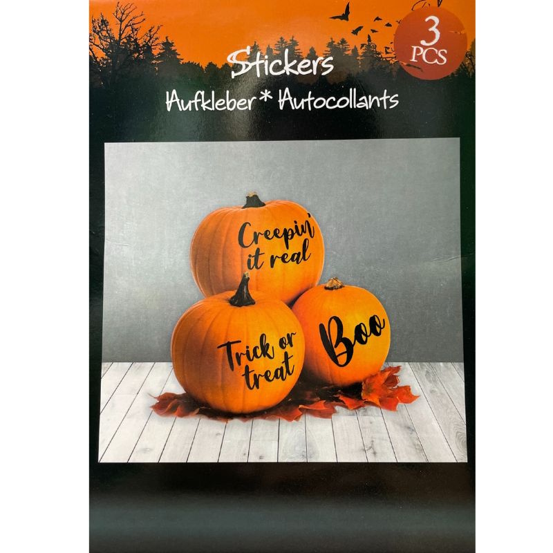 Halloween Pompoen Stickers 2