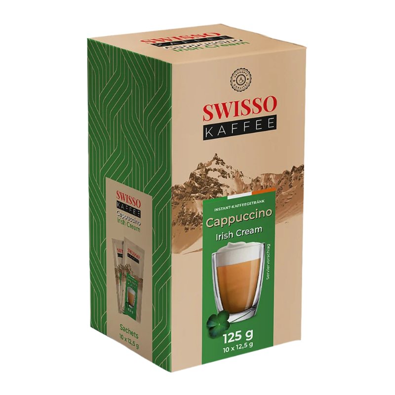 Swisso Cappuccino Irish Cream Doosje 10 Stuks