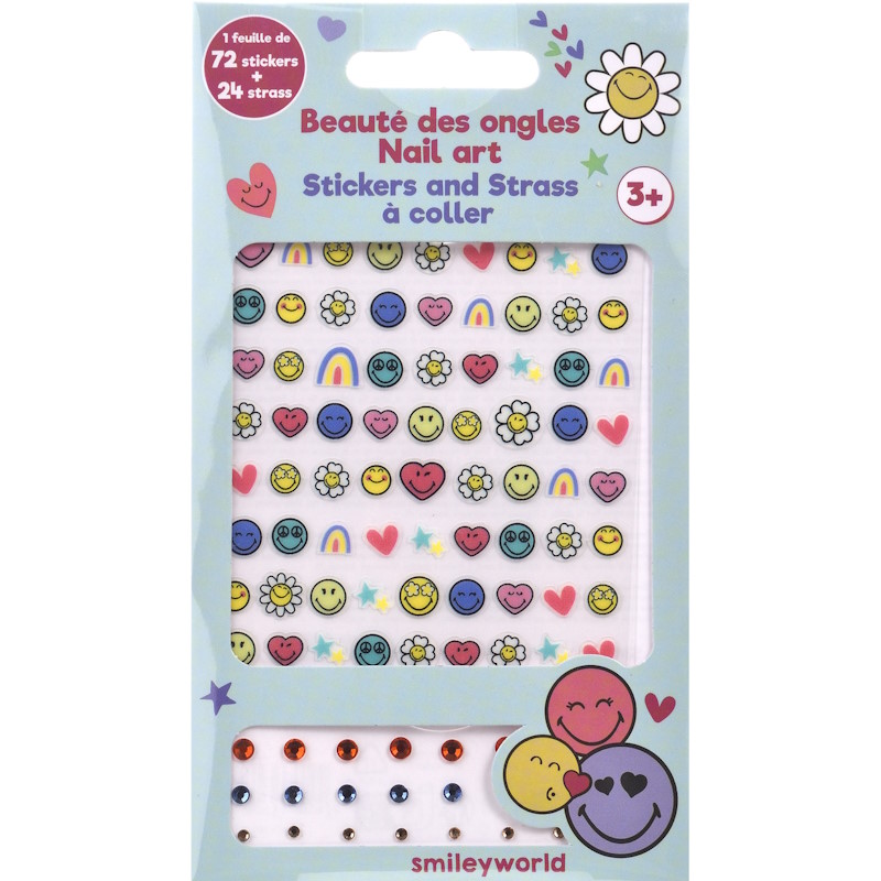 Smiley Nagelstickers