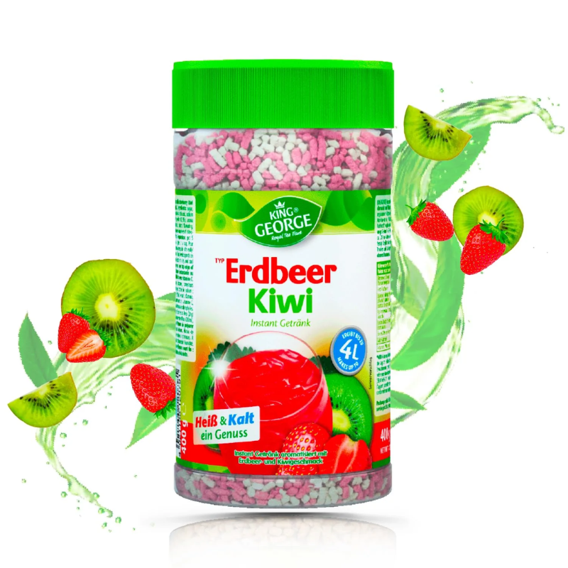 King George Instant Drink Aardbei Kiwi