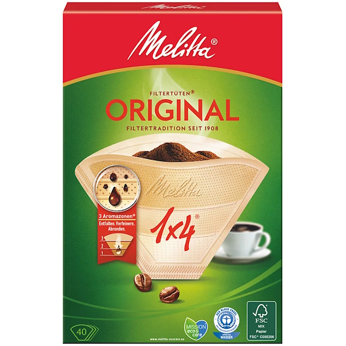 Melitta Koffiefilter 40St 1X4