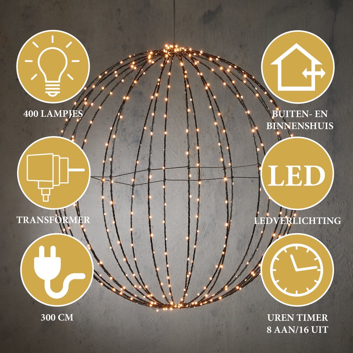 Verlichte Bal Kerst 4