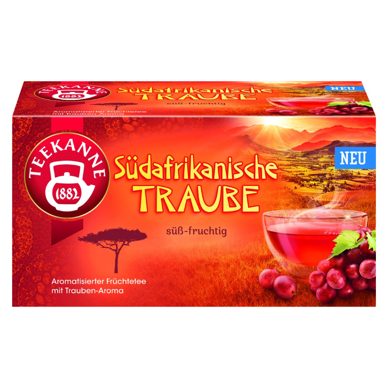 Teekanne Sudafrikanische Traube