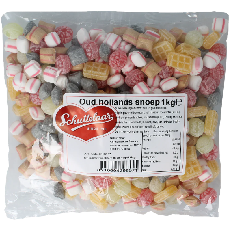 Schuttelaar Oud Hollands Snoepmix 1 Kg