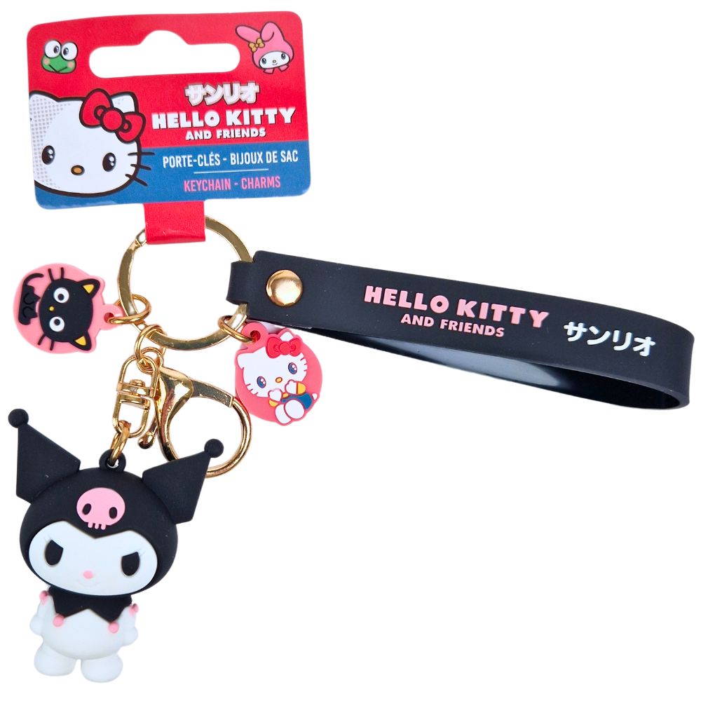 Helly Kitty Sleutelhanger Zwarte Band