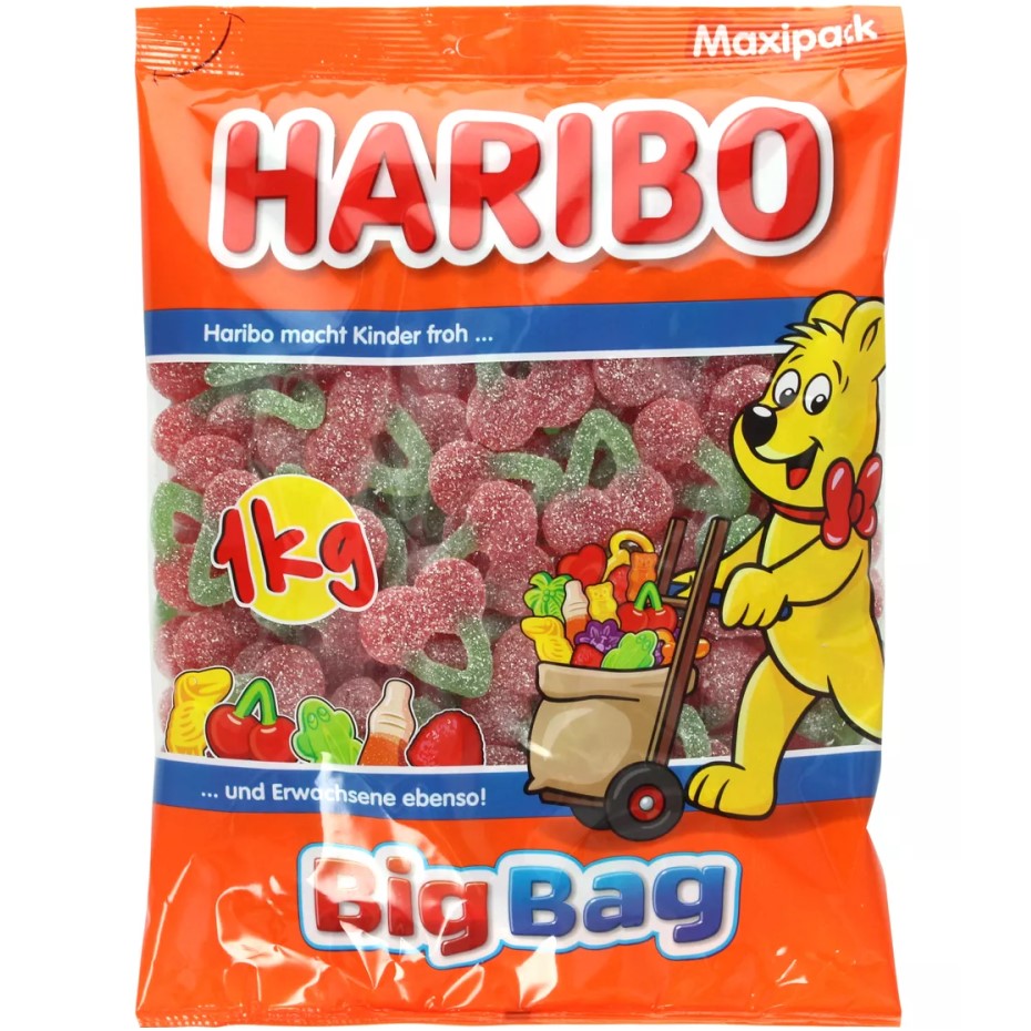 Haribo Happy Cherries Fizz 1Kg