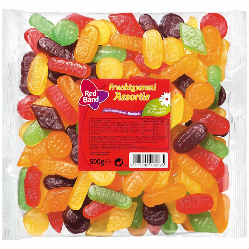 Red Band Winegum 500Gr