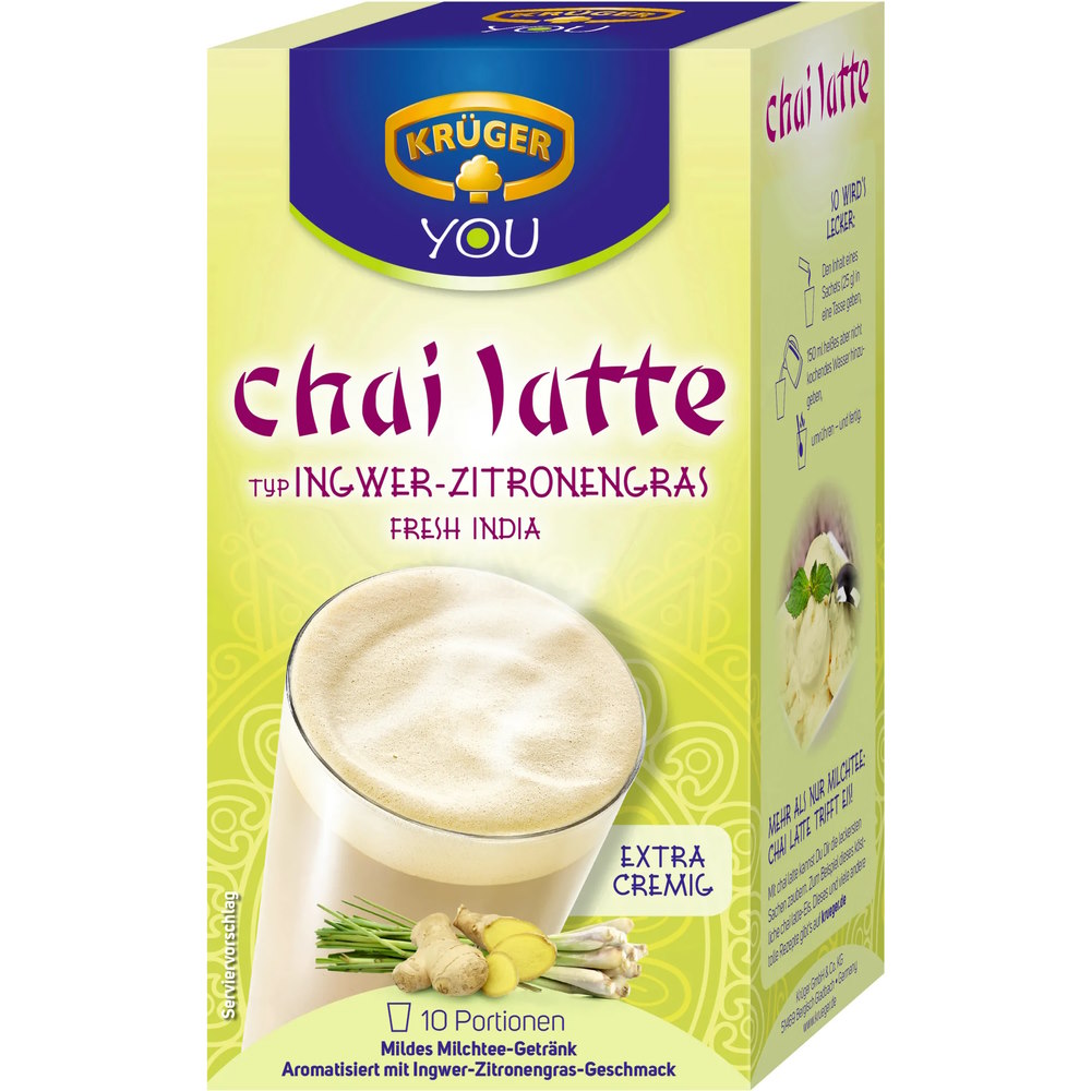 Krueger Chai Latte Ingwer Zitronengras