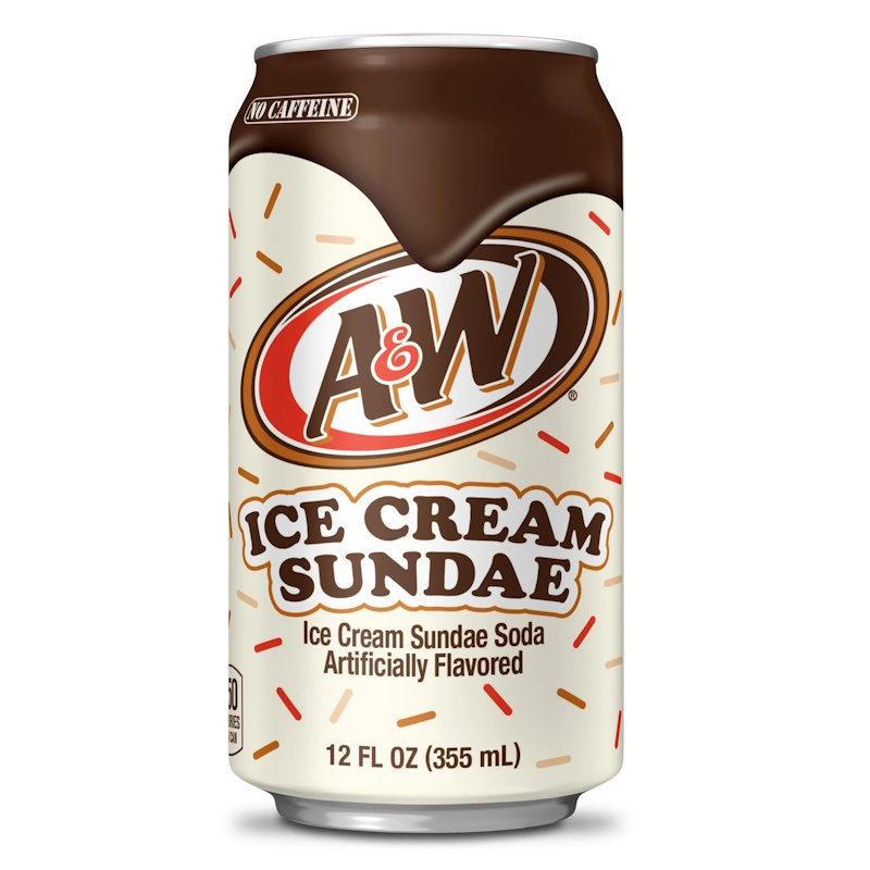 A&W Ice Cream Sundae Soda