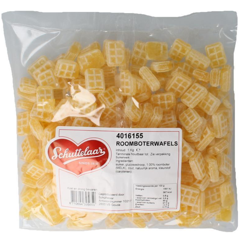 Schuttelaar Oud Hollandse Roomboterwafels 1 Kg