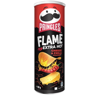 Pringles Flame Extra Hot Cheese Chilli