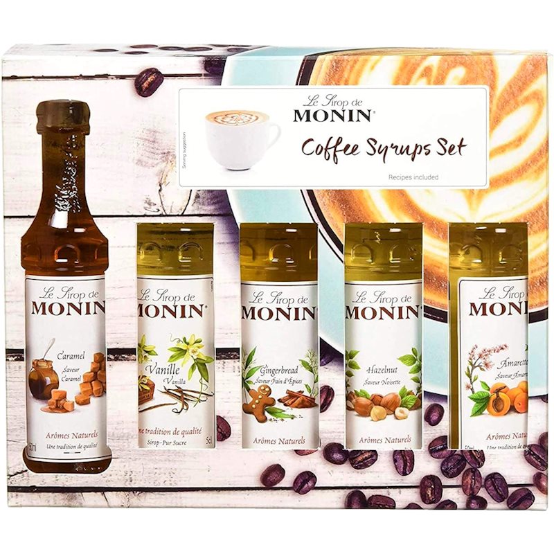 Monin Coffee Syrups Set 5X50ml