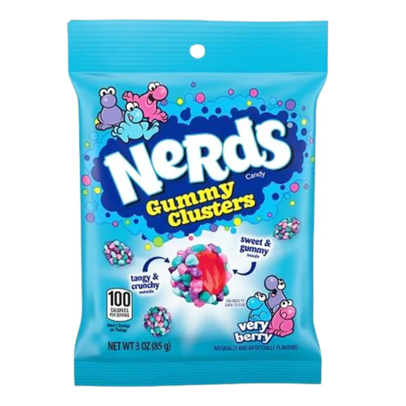 Nerds Gummy Clusters 85 Gr Zakje