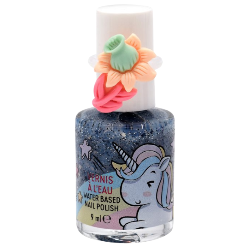 Blauwe Unicorn Glitter Nagellak